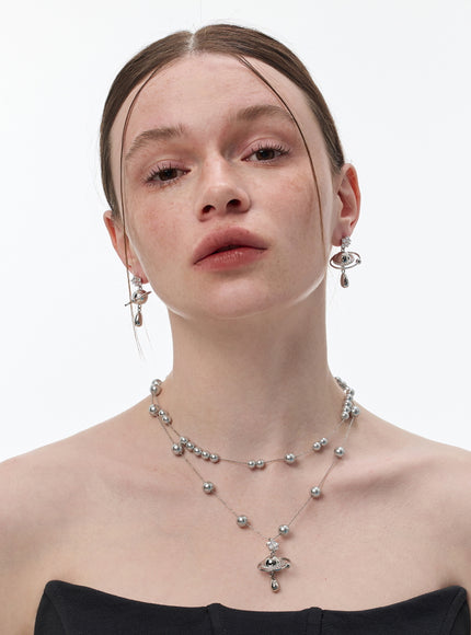 Nova Pearl Layered Necklace