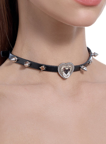 Love Hex Spike Choker