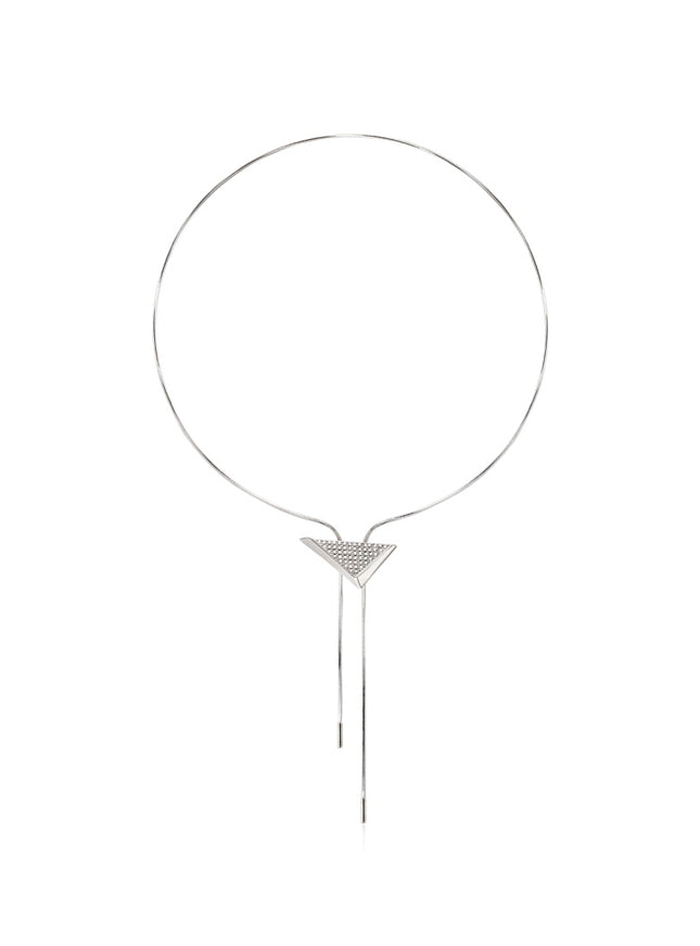 Prism Edge Slider Necklace