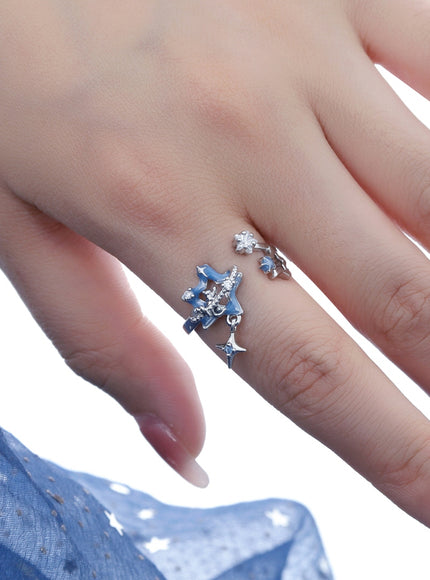 Stellar Echo Open Ring