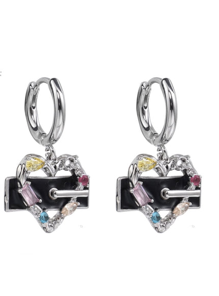 Prism Punk Chain Necklace/Prism Punk Earrings