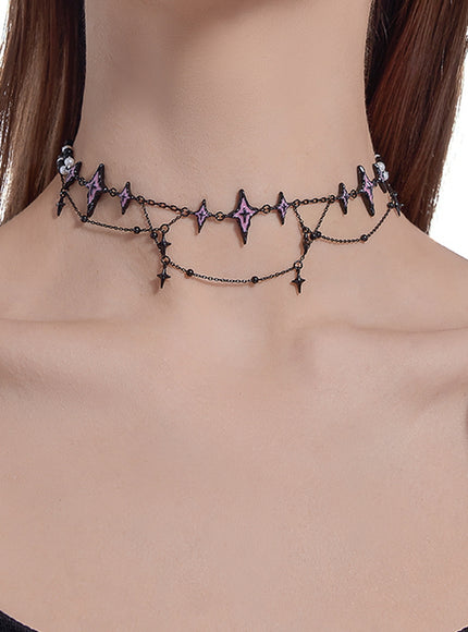 Nocturne Starfall Layered Choker