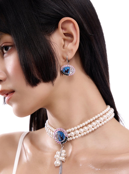 Royal Eclipse Drop Earrings