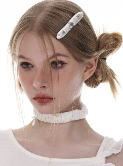 Crystal Bloom Hair Clip