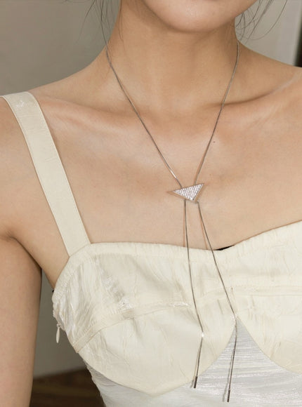 Prism Edge Slider Necklace