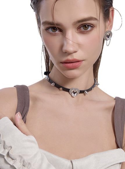 Love Hex Spike Choker