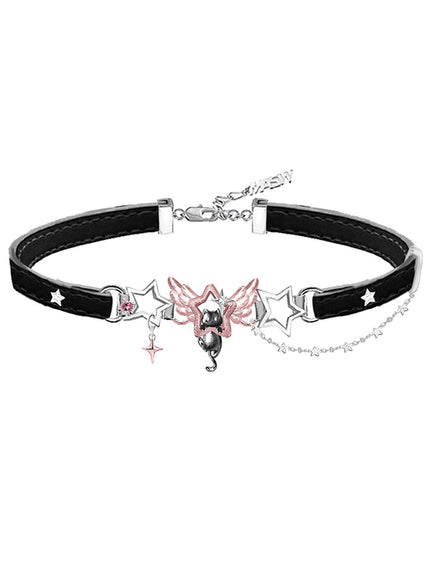 Celestial Meow Choker Necklace