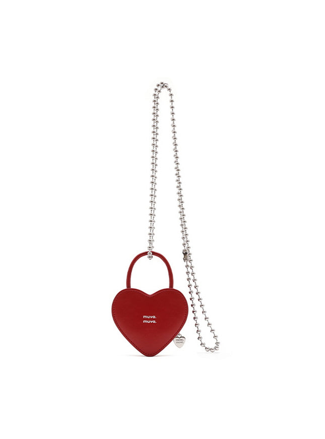 Minimal Drop Heart Charm