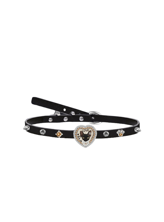 Love Hex Spike Choker