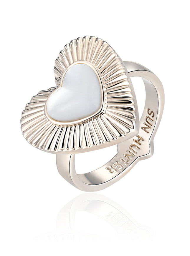 Lueur Heart Open Ring