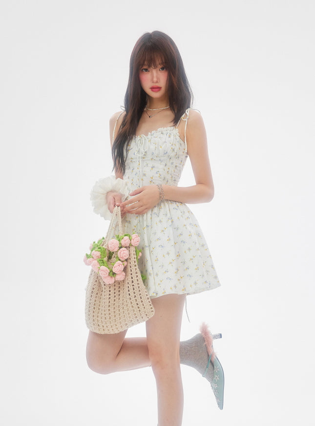Floral Cotton Fit and Flare Dress