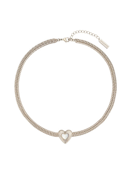 Lueur Heart Twist Chain Necklace