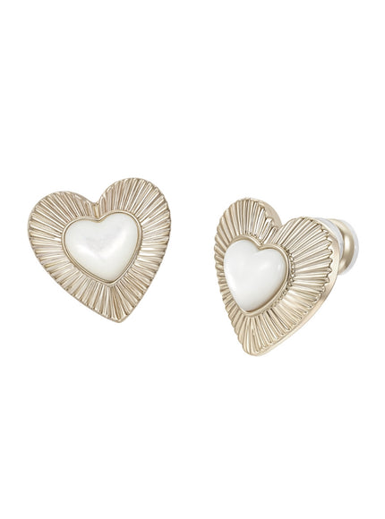 Lueur Heart Stud Earrings