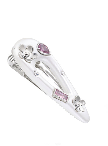 Crystal Bloom Hair Clip