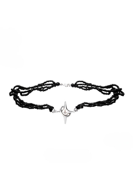 Stellar Pearl Beaded Choker