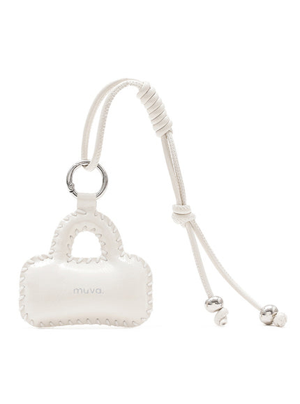 Puffy Stitch Mini Bag Charm