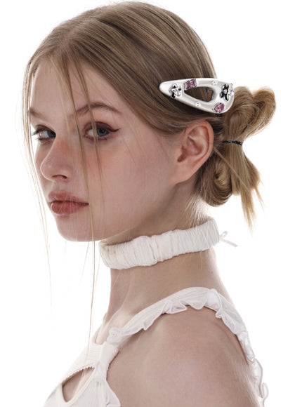 Crystal Bloom Hair Clip