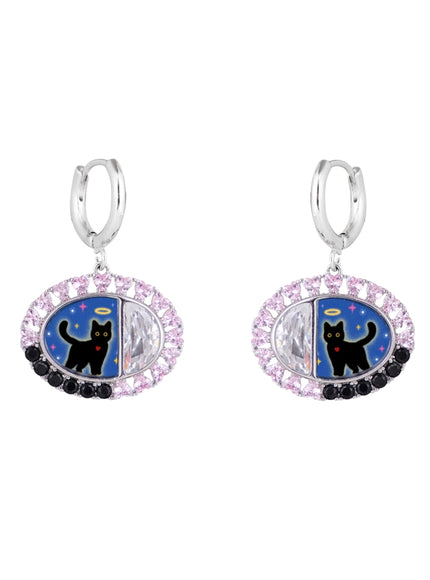 Royal Eclipse Drop Earrings