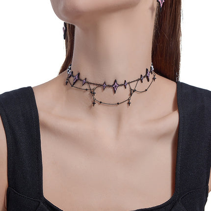 Nocturne Starfall Layered Choker