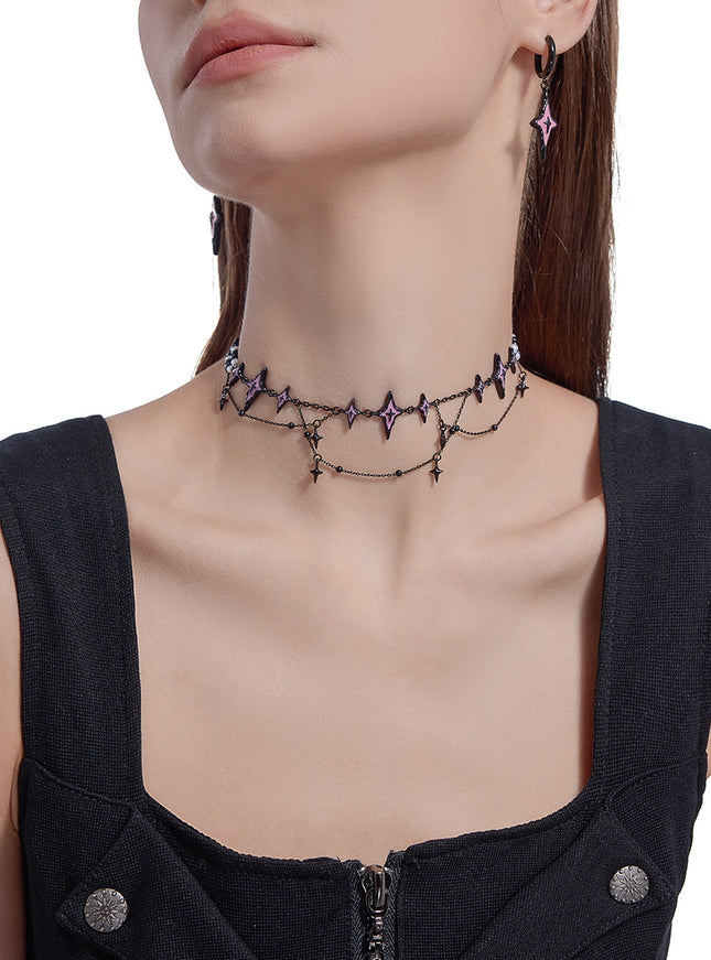 Nocturne Starfall Layered Choker