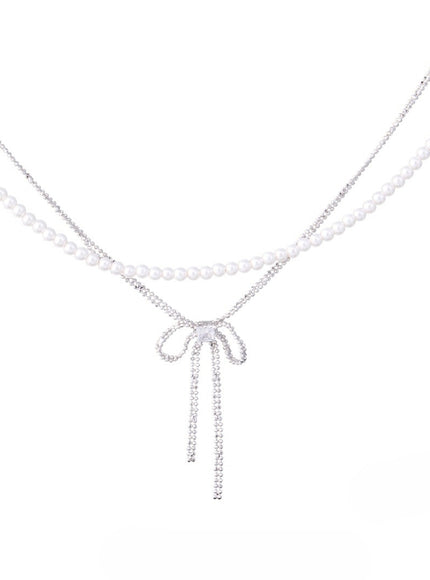 Dainty Ribbon Drop Necklace
