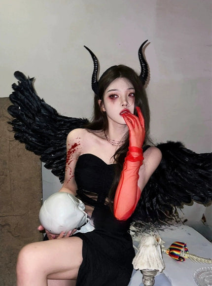 Demon Chic Horn & Mesh Glove