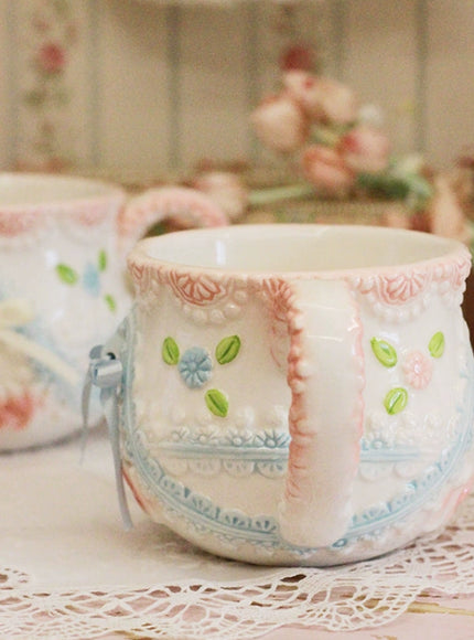 Vintage Patchwork Garden Mug