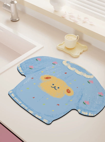 Cutie Cardi Kitchen Mat