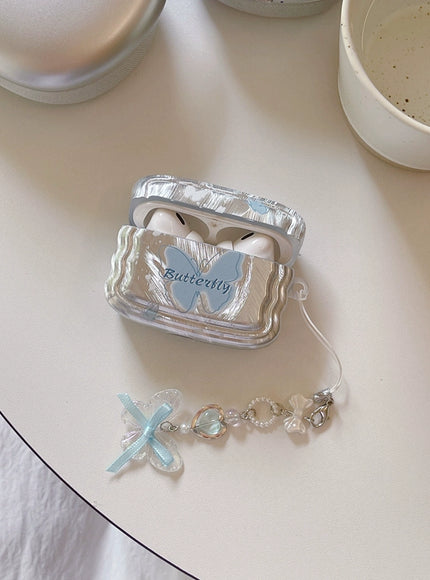 Blue Butterfly Dream AirPods Case