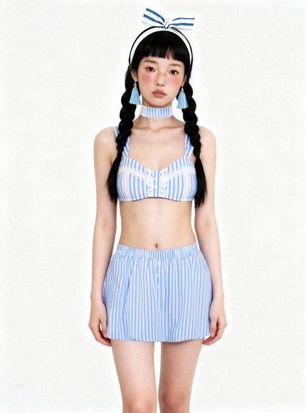 French Stripe Swimwear