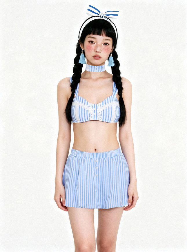 French Stripe Swimwear