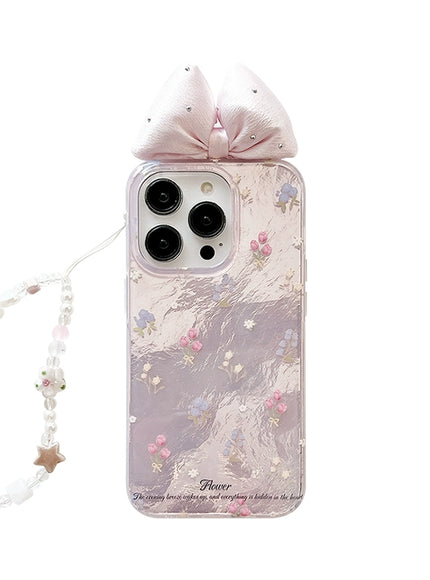 Twinkle Bow Floral Phone Case