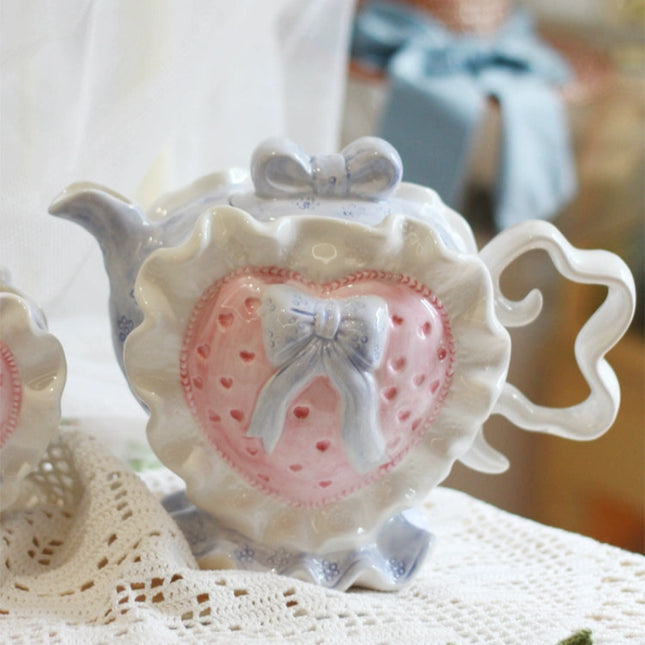 Lullaby Bow Teapot/Cup/Plate