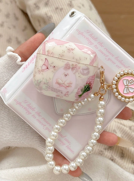 Butterfly Whisper Pearl AirPods Case