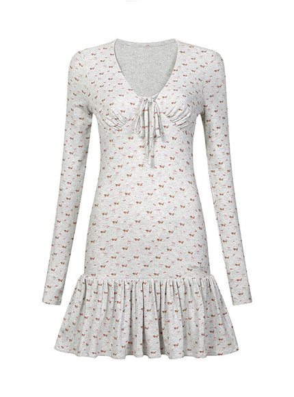 Baby Floral Tiny Ribbon Dress