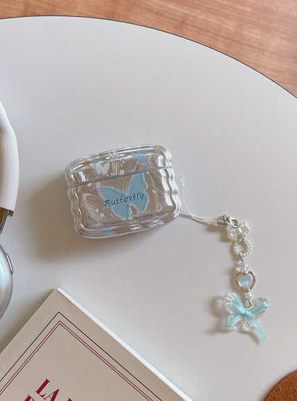 Blue Butterfly Dream AirPods Case
