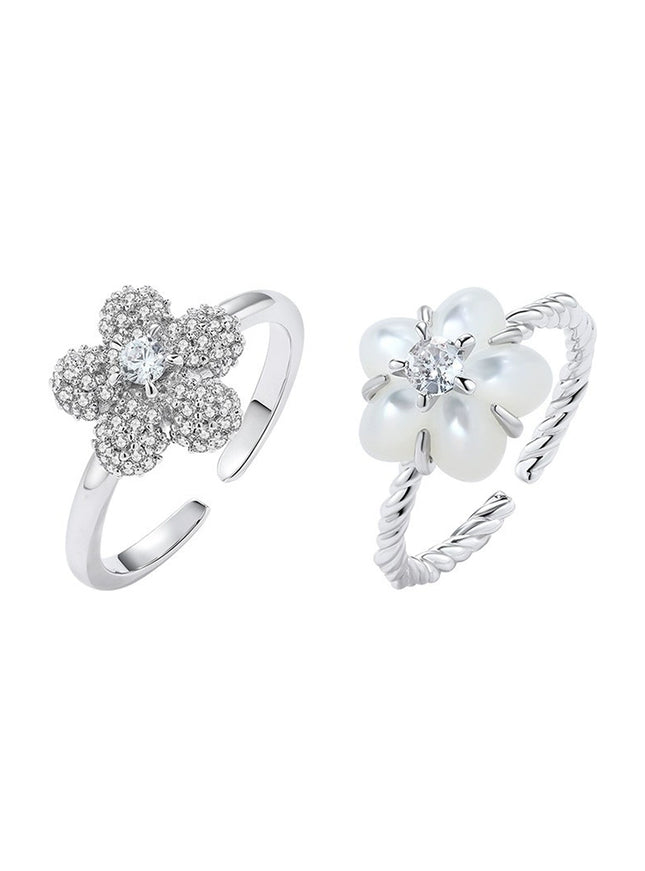 Twinkle Flower Open Ring