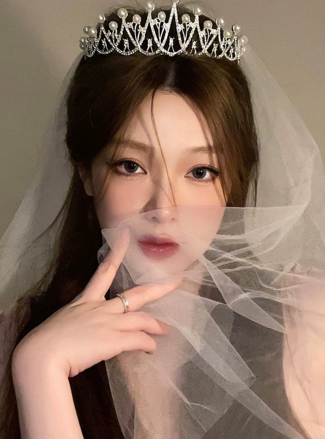 Queens Whisper Veil Tiara Set