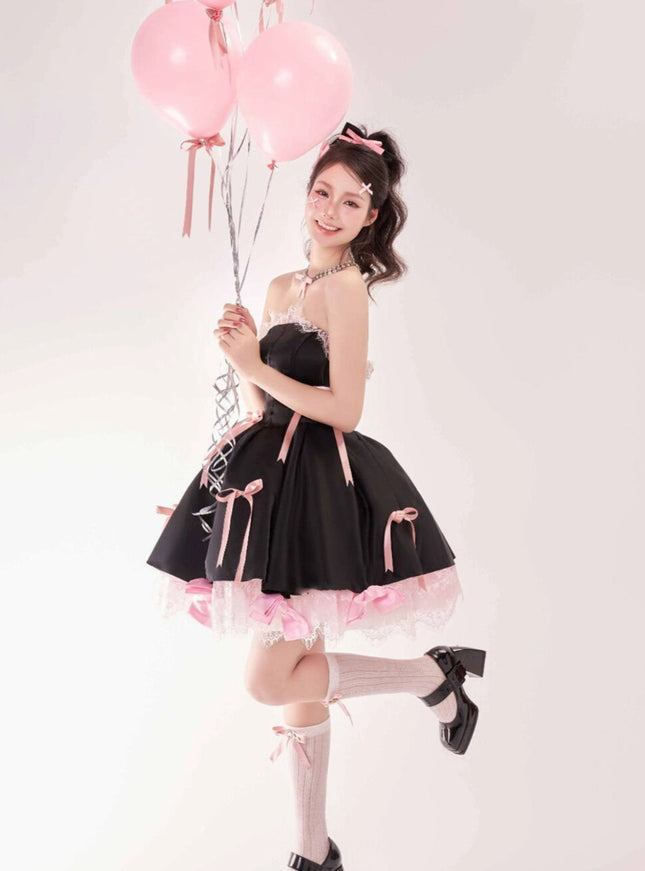 Playful Ribbons Tutu Dress