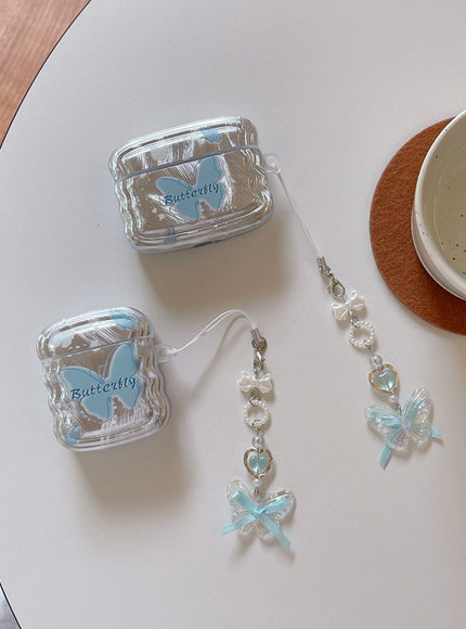 Blue Butterfly Dream AirPods Case