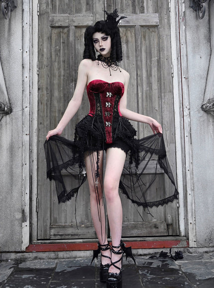 Blood Opera Corset & Birdcage & Mesh Hem Set