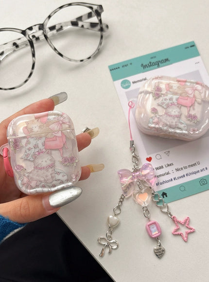 Kitten Bow Fantasy AirPods Case