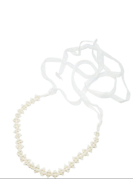 Lace Petal Ribbon Choker