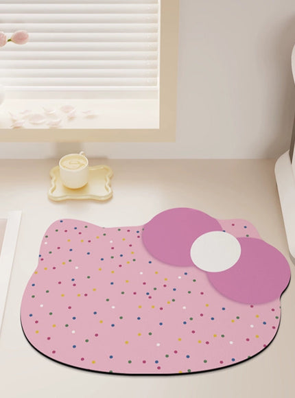 Cutie Meow Kitchen Mat