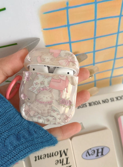 Kitten Bow Fantasy AirPods Case
