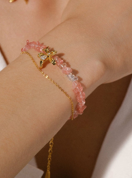 Blossom Crystal Flower Bracelet