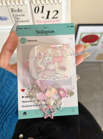 Kitten Bow Fantasy AirPods Case