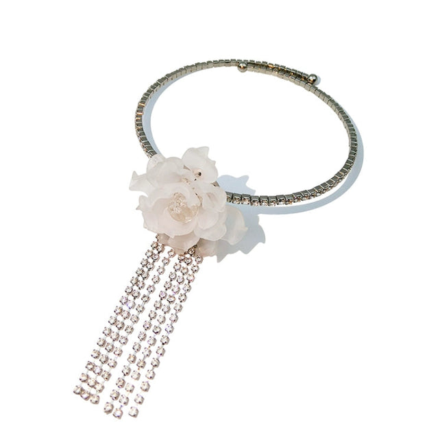 Crystal Bloom Drop Choker