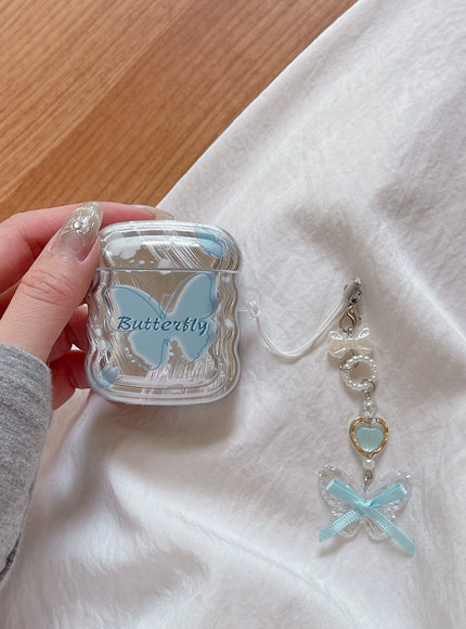 Blue Butterfly Dream AirPods Case