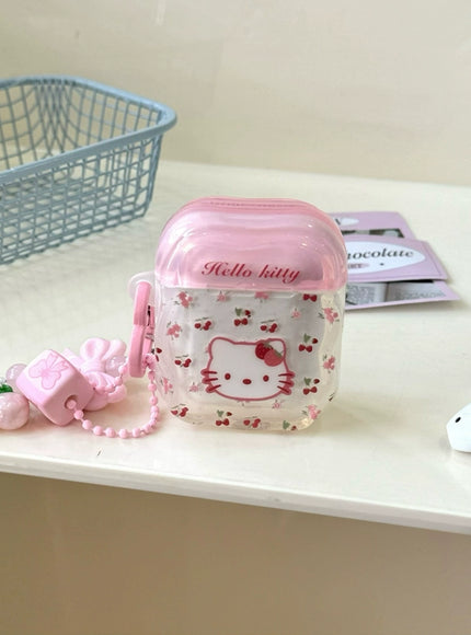 Cherry Blossom Meow AirPods Case